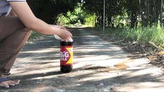 Crushing Crunchy & Soft Things by Car -EXPERIMENTS: COCA COLA VS CAR TEST