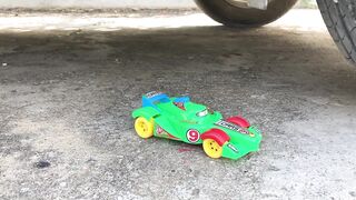 Crushing Crunchy & Soft Things by Car -EXPERIMENTS: CAR VS CAR (toys)