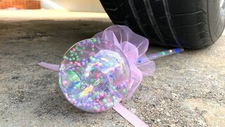 Crushing Crunchy & Soft Things by Car -EXPERIMENTS: CAR VS TOYS, MILK