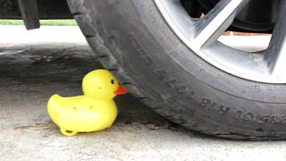 Crushing Crunchy & Soft Things by Car -EXPERIMENTS: CAR VS M&M PLATE, TOYS, SNACK