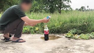 Crushing Crunchy & Soft Things by Car -EXPERIMENTS: ROCKET COCA COLA -CAR VS TOYS