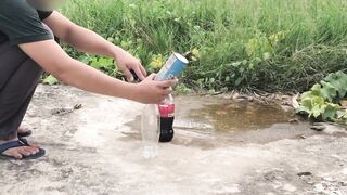 Crushing Crunchy & Soft Things by Car -EXPERIMENTS: ROCKET COCA COLA -CAR VS TOYS