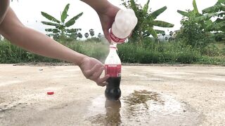 Crushing Crunchy & Soft Things by Car -EXPERIMENTS: COCA COLA WITH GAS -CAR VS TOYS