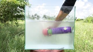 Crushing Crunchy & Soft Things by Car -EXPERIMENTS: CAR VS TOYS -INSECTICIDE SPRAY UNDERWATER