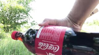 Crushing Crunchy & Soft Things by Car -EXPERIMENTS: CAR VS COCA COLA WITH MENTOS