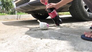 Crushing Crunchy & Soft Things by Car -EXPERIMENTS: CAR VS COCA COLA WITH MENTOS