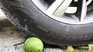 Crushing Crunchy & Soft Things by Car -EXPERIMENTS: CAR VS ORANGE, TOYS