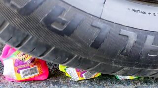 Crushing Crunchy & Soft Things by Car! EXPERIMENT: Car vs Coca Cola, Toothpaste, Balloons