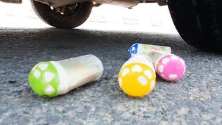 Crushing Top 25 Things by Car! Experiment: Lots Of Balloons vs Car