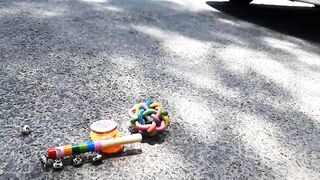 Experiment: Car vs Rainbow Things