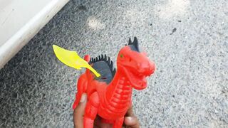 Experiment: Car vs Toy Red Dragon