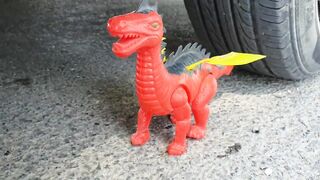 Experiment: Car vs Toy Red Dragon