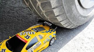 Experiment: Car vs Lamborghini RC Sports Car