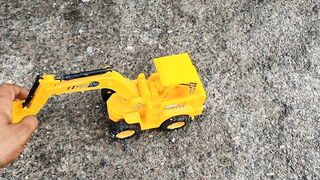 Experiment: Car vs Toy Excavator Truck