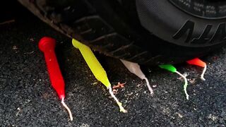 Crushing Crunchy & Soft Things by Car! - EXPERIMENT: Car vs Toys