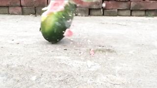 Crushing Crunchy & Soft Things by Car! - EXPERIMENT: Ice Watermelon vs Car