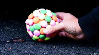Crushing Crunchy & Soft Things by Car! EXPERIMENT:Car vs Mirinda Balloons, Coca Cola, Fanta, Mentos