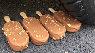 Crushing Crunchy & Soft things By Car! Experiment: Car vs Ice Cream & Food