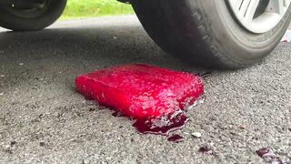 Crushing Crunchy & Soft Things By Car! - Experiment: CAR VS JELLY