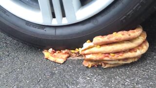 Crushing Crunchy & Soft Things by Car!- PIZZA Vs CAR