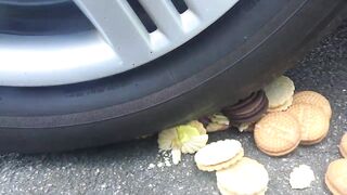 Crushing Crunchy & Soft Things By Car !- FRUITS vs CAR
