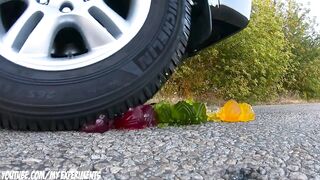 Experiment: Car vs Сolored Jelly | Crushing Crunchy & Soft Things by Car!