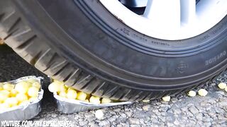 Crushing Crunchy & Soft Things by Car! EXPERIMENT Car vs Watermelon and Balloon
