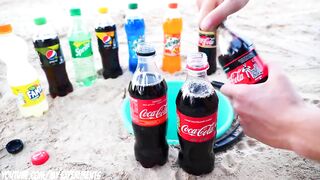 Coca Cola, Fanta, Pepsi, Mirinda, Sprite vs Mentos Underground