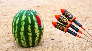 EXPERIMENT: XXL Rocket VS Watermelon