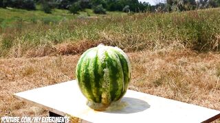 Experiment: Watermelon vs Cola, Sprite, Fanta, Mirinda and Mentos