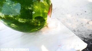 Experiment: Will Watermelon Explode ?