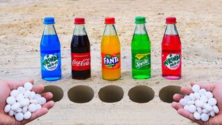 Experiment: Coca Cola vs Mentos Underground