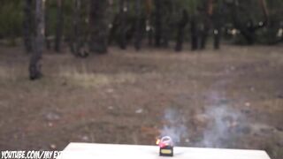 Experiment: Firecrackers vs Padlocks