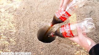 Experiment: Coca-Cola and Toothpaste Underground