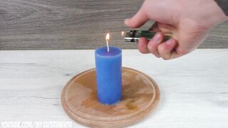 EXPERIMENT: Glowing 1000 degree METAL BALL vs Сandle
