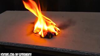 EXPERIMENT: GAS TORCH VS TOOTHPASTE