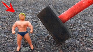 EXPERIMENT: HAMMER VS Stretch Armstrong