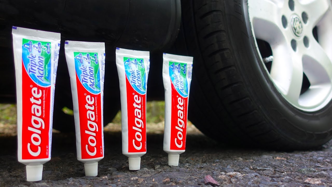 EXPERIMENT CAR VS Toothpaste