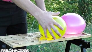 EXPERIMENT: CHAINSAW VS BALLOONS