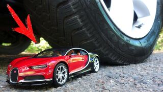 EXPERIMENT: CAR VS Bugatti Chiron toy