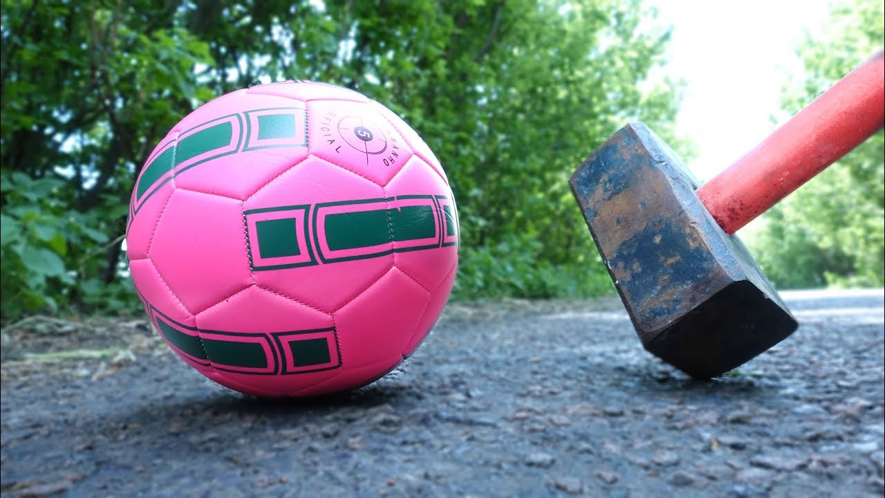 EXPERIMENT HAMMER VS SOCCER BALL