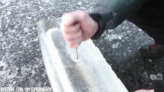 EXPERIMENT FIRECRACKER VS ICE