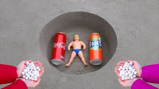 Coca Cola, Fanta and Mentos vs Armstrong!