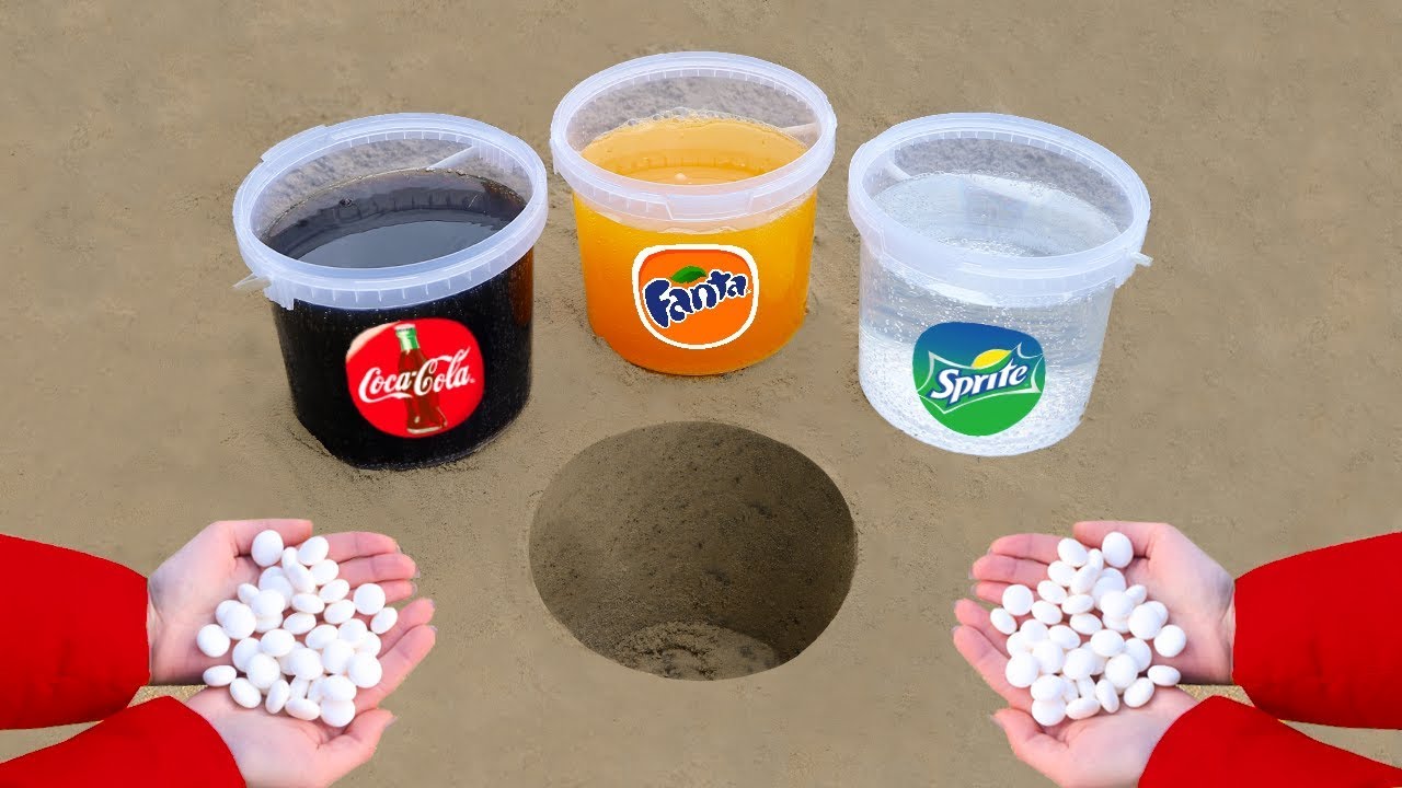 cola mentos sprite