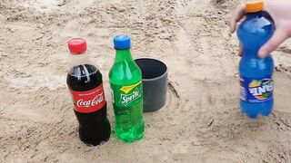 Pepsi, Fanta, Mirinda, Sprite, Coca Cola vs Mentos Underground