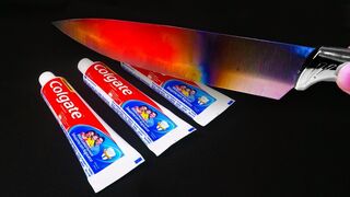 Hot Knife vs Toothpaste !