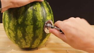 Hacks! How to make Coca Cola out of a Watermelon?