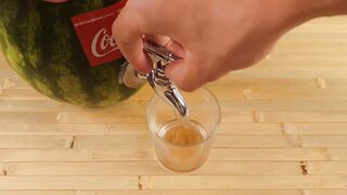 Hacks! How to make Coca Cola out of a Watermelon?
