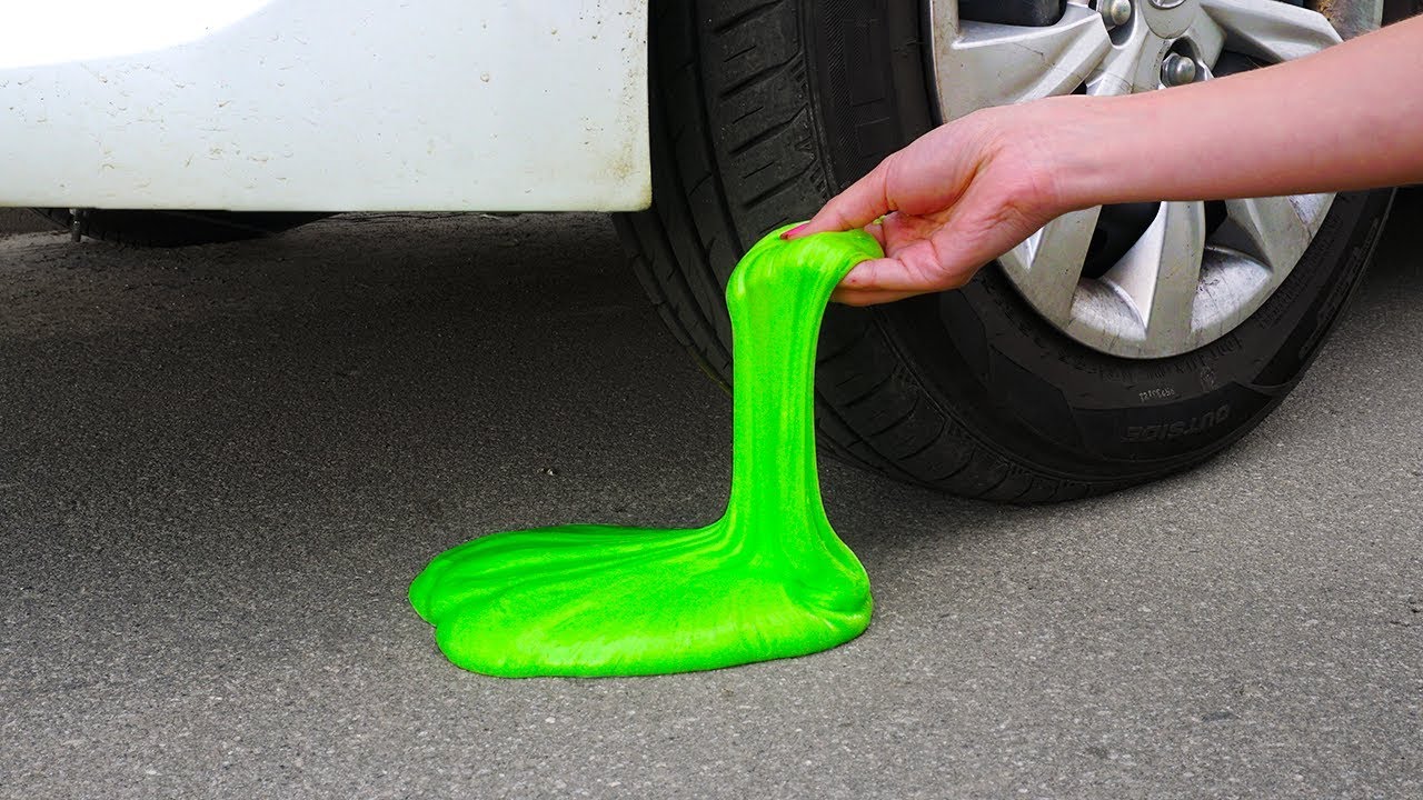 Crushing Crunchy &amp; Soft Things by Car! SLIME, TOYS, JELLY
