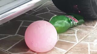 Experiment Car vs balloons | Crushing Crunchy & Soft Things by Car